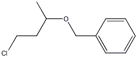 [(3-chloro-1-methylpropoxy)methyl]benzene Structure
