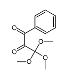 3,3,3-trimethoxy-1-phenylpropane-1,2-dione Structure