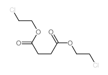 Butanedioic acid,1,4-bis(2-chloroethyl) ester结构式