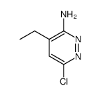 3-Pyridazinamine, 6-chloro-4-ethyl- Structure