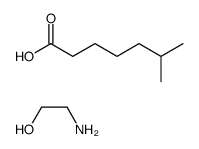 isooctanoic acid, compound with 2-aminoethanol (1:1) Structure