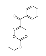 ethyl [(1-oxo-1-phenylpropan-2-ylidene)amino] carbonate结构式