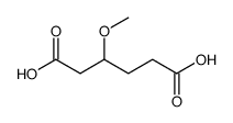 Hexanedioic acid, 3-methoxy Structure