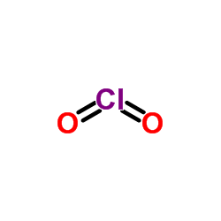 Chlorine dioxide Structure