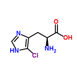 5-Chloro-L-histidine Structure