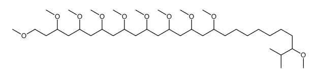 1,3,5,7,9,11,13,15,17,25-decamethoxy-26-methylheptacosane Structure
