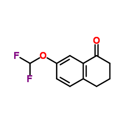 7-(Difluoromethoxy)-3,4-dihydro-1(2H)-naphthalenone Structure