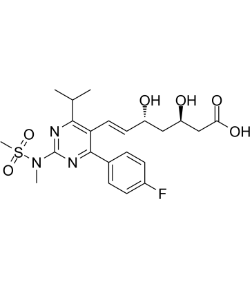 (3R,5R)-Rosuvastatin Structure
