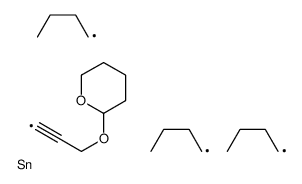 tributyl-[3-(oxan-2-yloxy)prop-1-ynyl]stannane结构式