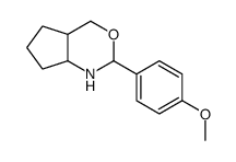2-(4-methoxyphenyl)-1,2,4,4a,5,6,7,7a-octahydrocyclopenta[d][1,3]oxazine Structure