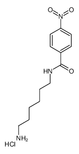 N-(6-aminohexyl)-4-nitrobenzamide,hydrochloride结构式