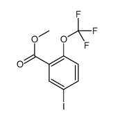 5-碘-2-(三氟甲氧基)苯甲酸甲酯结构式