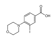 3-碘-4-吗啉苯甲酸结构式