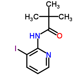 N-(3-碘吡啶-2-基)棕榈酰胺结构式