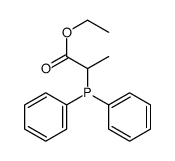 ethyl 2-diphenylphosphanylpropanoate结构式