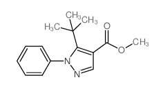5-叔丁基-1-苯基-1H-吡唑-4-羧酸甲酯图片