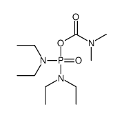 bis(diethylamino)phosphoryl N,N-dimethylcarbamate Structure