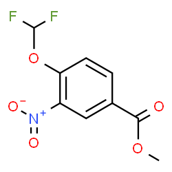 Methyl 4-(difluoromethoxy)-3-nitrobenzoate Structure