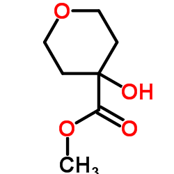 四氢-4-羟基-2H-吡喃-4-甲酸甲酯结构式