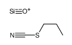 oxosilicon,propyl thiocyanate结构式