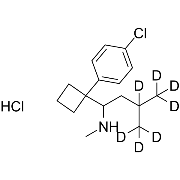 DesMethyl SibutraMine-d7 Hydrochloride结构式