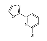2-(6-溴吡啶-2-基)噁唑结构式