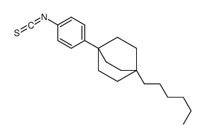 1-己基-4-(4-异硫氰基苯基)二环[2.2.2]辛烷结构式