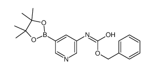 3-(CBZ-氨基)吡啶-5-硼酸频哪醇酯结构式