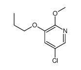 5-Chloro-2-methoxy-3-propoxypyridine structure