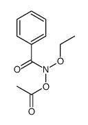 N-ACETOXY-N-ETHOXYBENZAMIDE structure