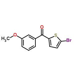 (5-Bromo-2-thienyl)(3-methoxyphenyl)methanone Structure