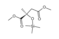 dimethyl (R)-2-methyl-2-((trimethylsilyl)oxy)succinate Structure