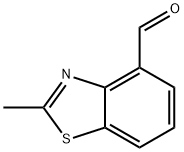 2-Methylbenzothiazole-4-carboxaldehyde Structure