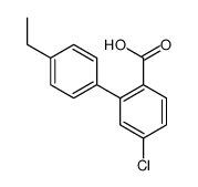 4-chloro-2-(4-ethylphenyl)benzoic acid Structure