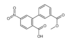 2-(3-methoxycarbonylphenyl)-4-nitrobenzoic acid Structure