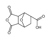 4,7-Epoxyisobenzofuran-5-carboxylic acid, octahydro-1,3-dioxo-, (3a-al pha,4-beta,5-alpha,7-beta,7a-alpha)-结构式