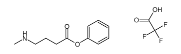 phenyl 4-(methylamino)butanoate 2,2,2-trifluoroacetate结构式