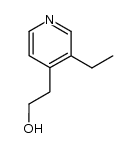 3-ethyl-4-(2'-hydroxyethyl)pyridine结构式