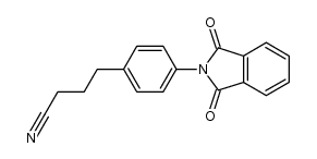 N-[4-(3-cyanopropyl)phenyl]phthalimide Structure