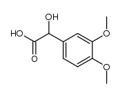 3,4-dimethoxy-mandelic acid结构式