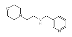 (2-Morpholin-4-yl-ethyl)-pyridin-3-ylmethyl-amine structure