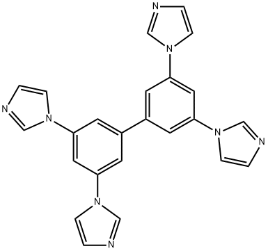 3,3',5,5'-四(1H-咪唑-1-基)-1,1'-二联苯结构式