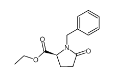 (S)-(+)-1-Benzyl-5-ethoxycarbonylpyrrolidin-2-one Structure