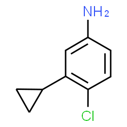 4-氯-3-环丙基苯胺结构式