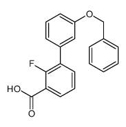 3-[3-(Benzyloxy)phenyl]-2-fluorobenzoic acid结构式
