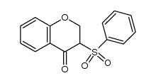 3-(phenylsulfonyl)chroman-4-one结构式