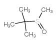 tert-butyl methyl sulfoxide Structure