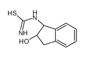 trans-N-(2-Hydroxyindane-1-yl)thiourea Structure