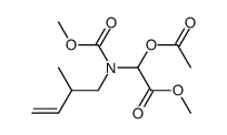 acetoxyacetic acid methyl ester Structure