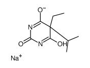 Sodium 5-ethyl-5-isopropyl-2,4,6-trioxotetrahydro-2H-pyrimidin-1- ide结构式